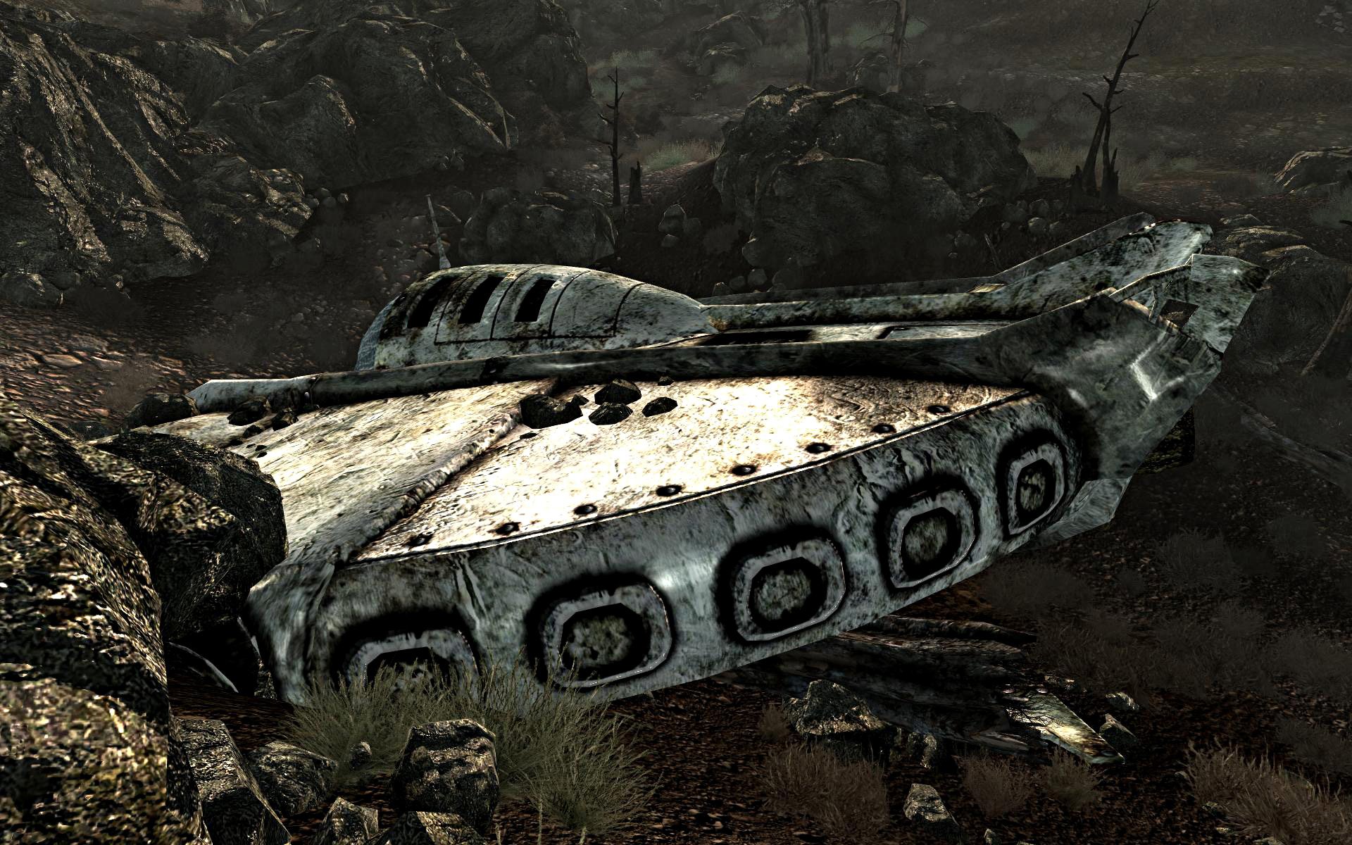 Fallout 4 разбившийся корабль инопланетян фото 34