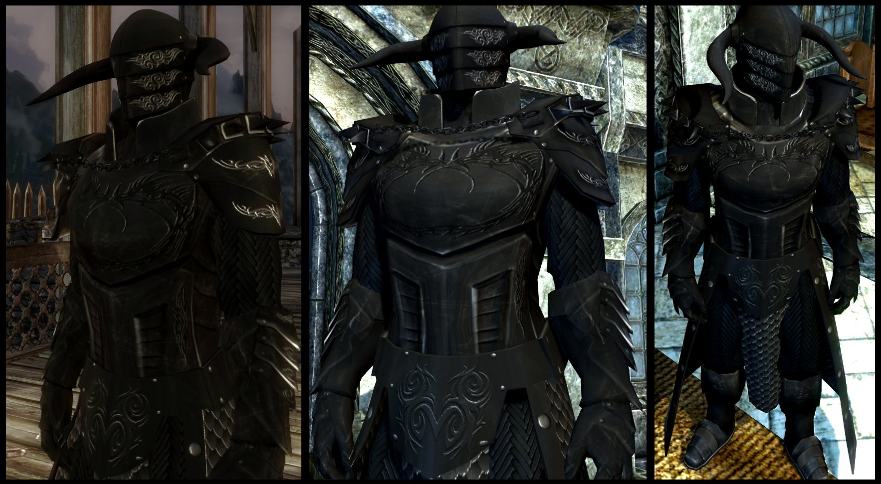 Black Overlord Armor / Броня Тёмного Лорда миниатюра 8.