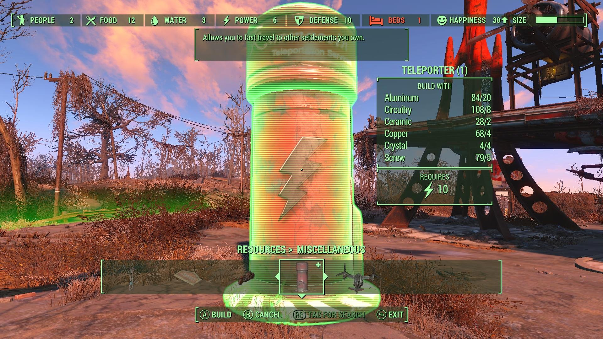 Fallout 4 цель быстрого перемещения фото 79