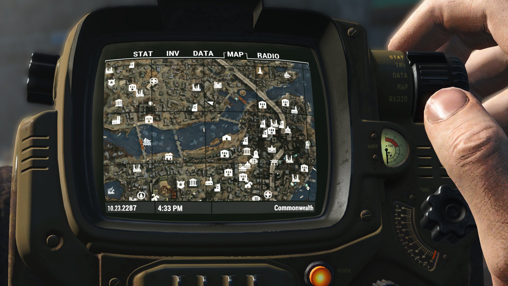 Fallout 4 цветная карта для пип боя фото 31