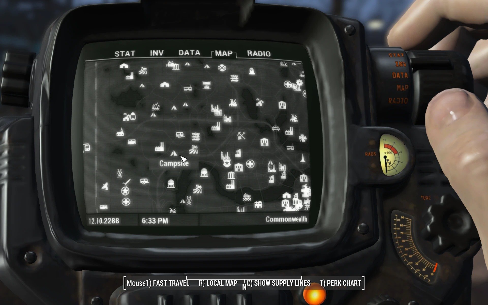Fallout 4 цветная карта для пип боя фото 23