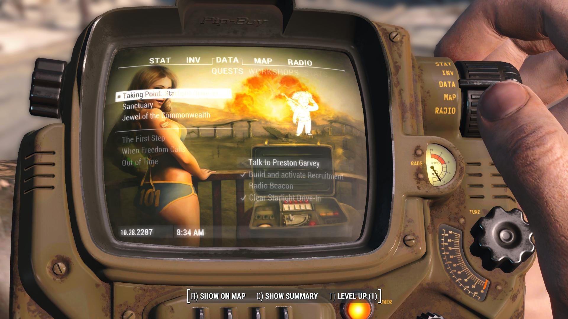 Fallout 4 pip boy на весь экран фото 25