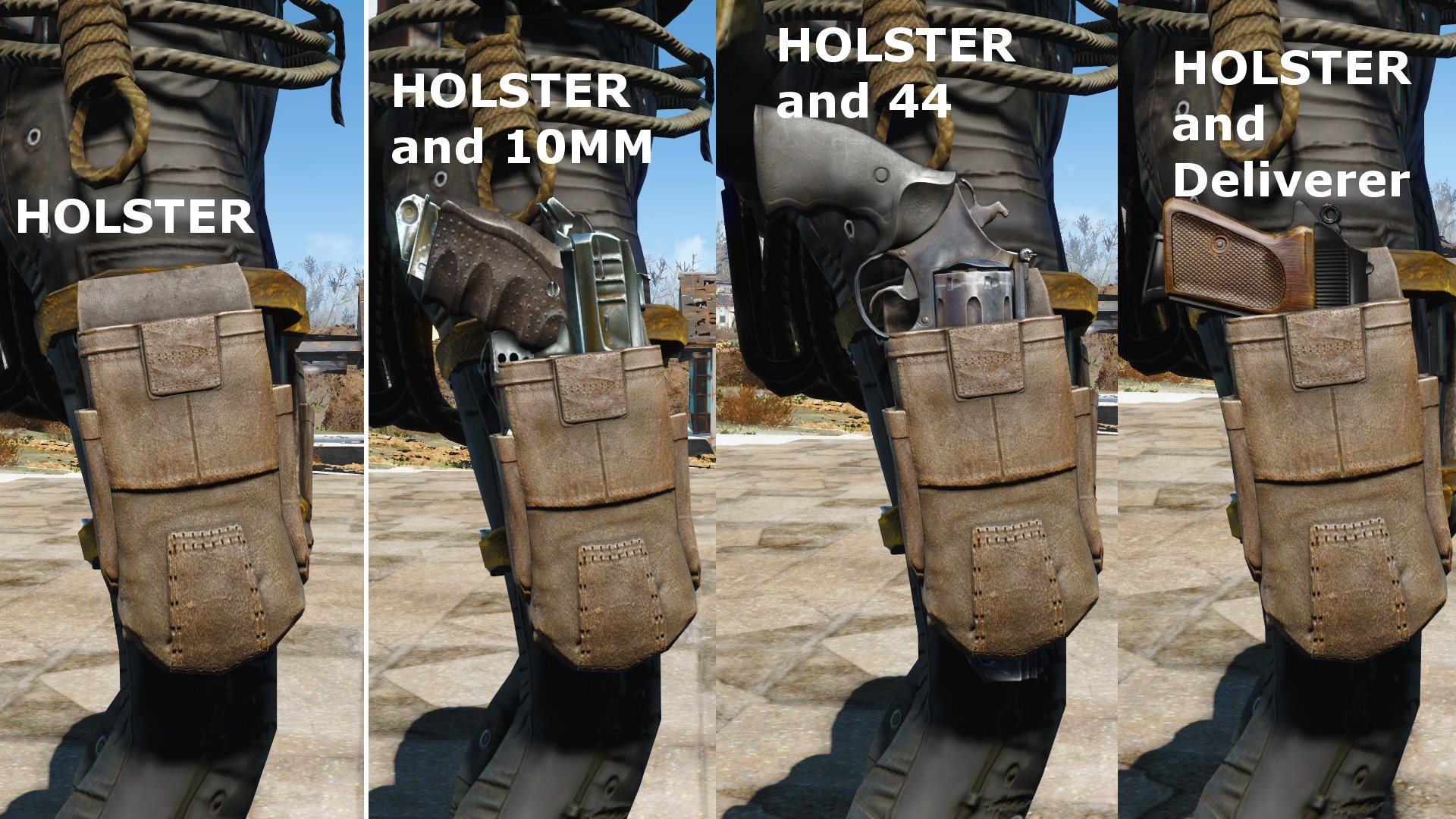 Visible weapon holster fallout 4 фото 23