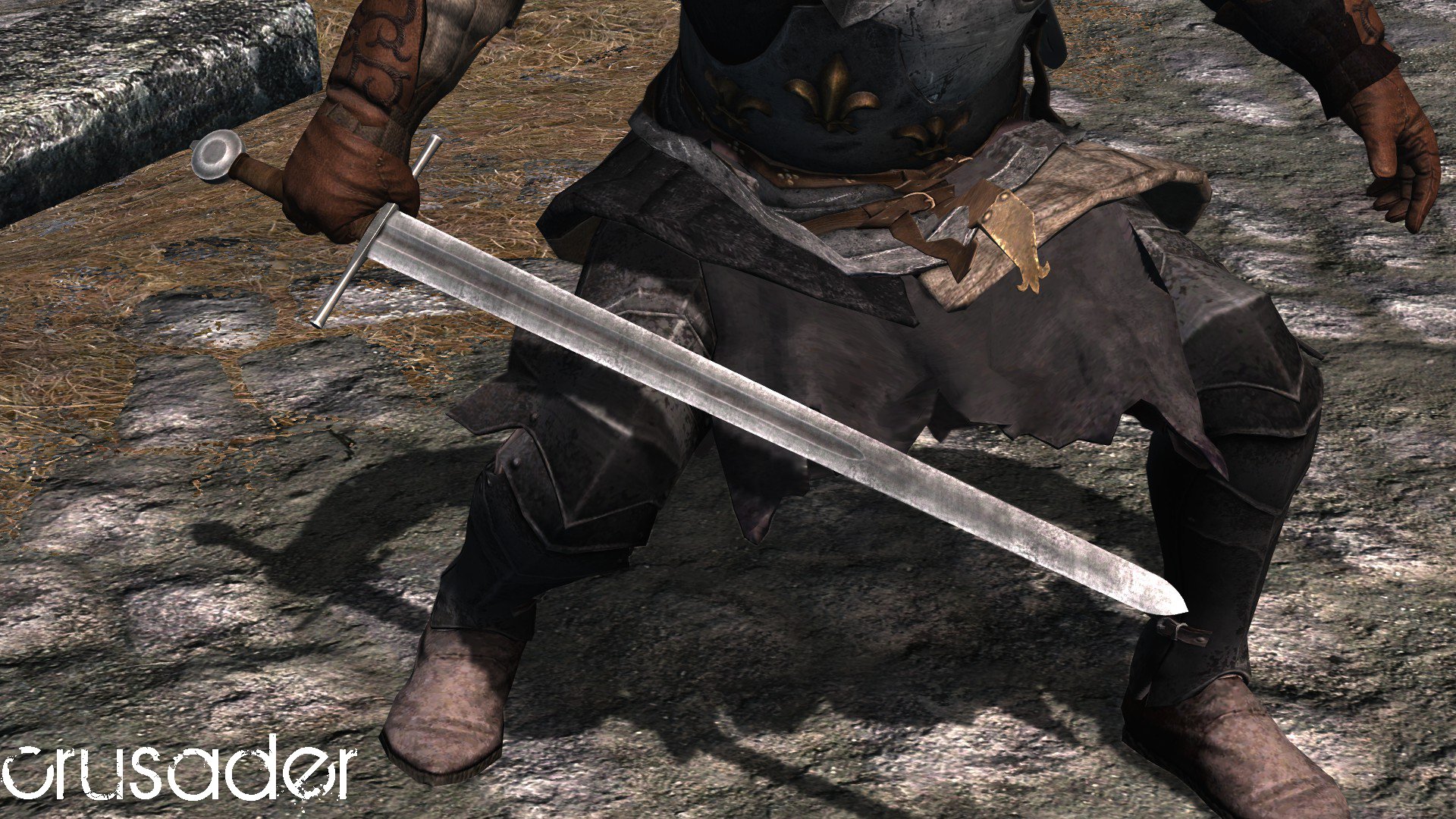 Набор стальных мечей (Тотальное улучшение)  Steel Sword Pack Retexture and  Blood Fix