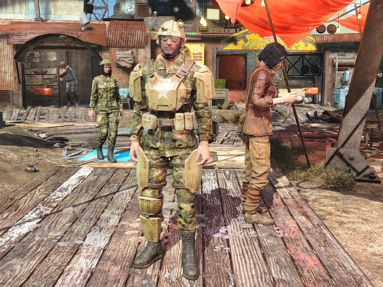 Fallout 4 army camo фото 6