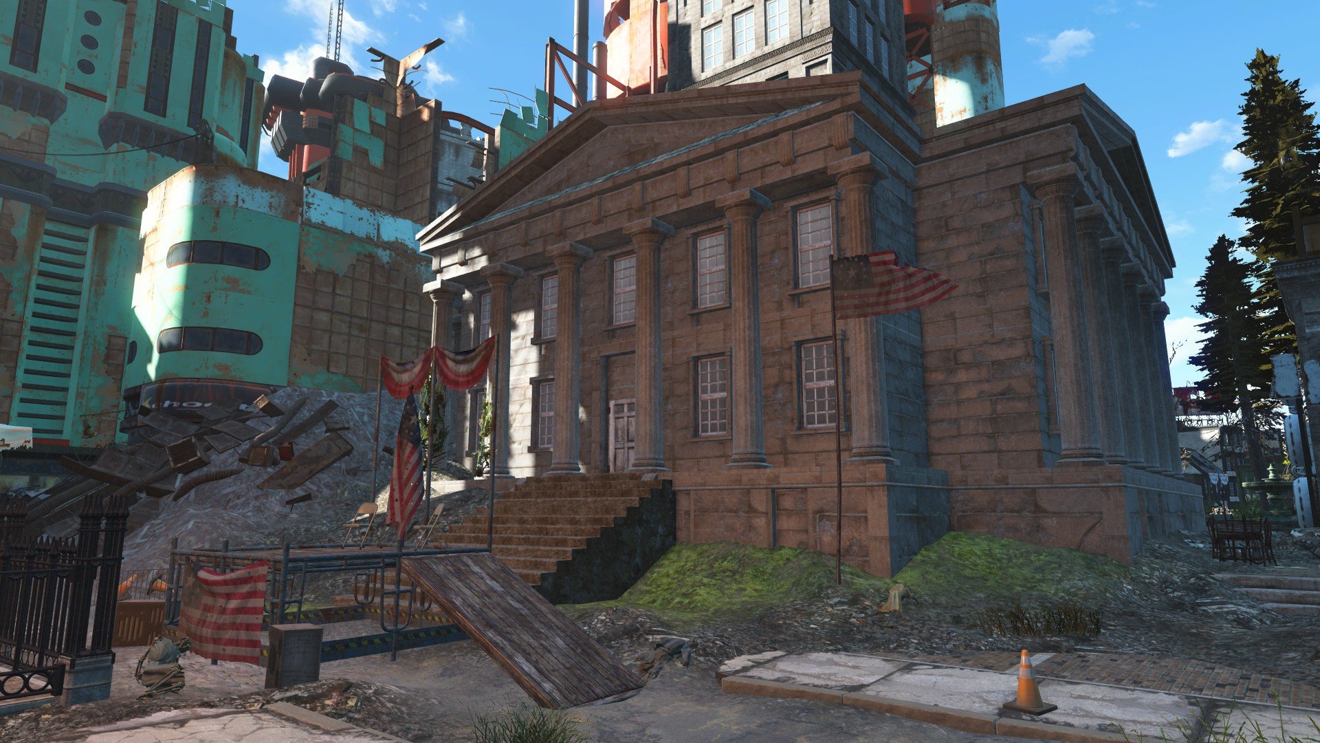 Fallout 4 особняк семьи крупов строить укрепления фото 49