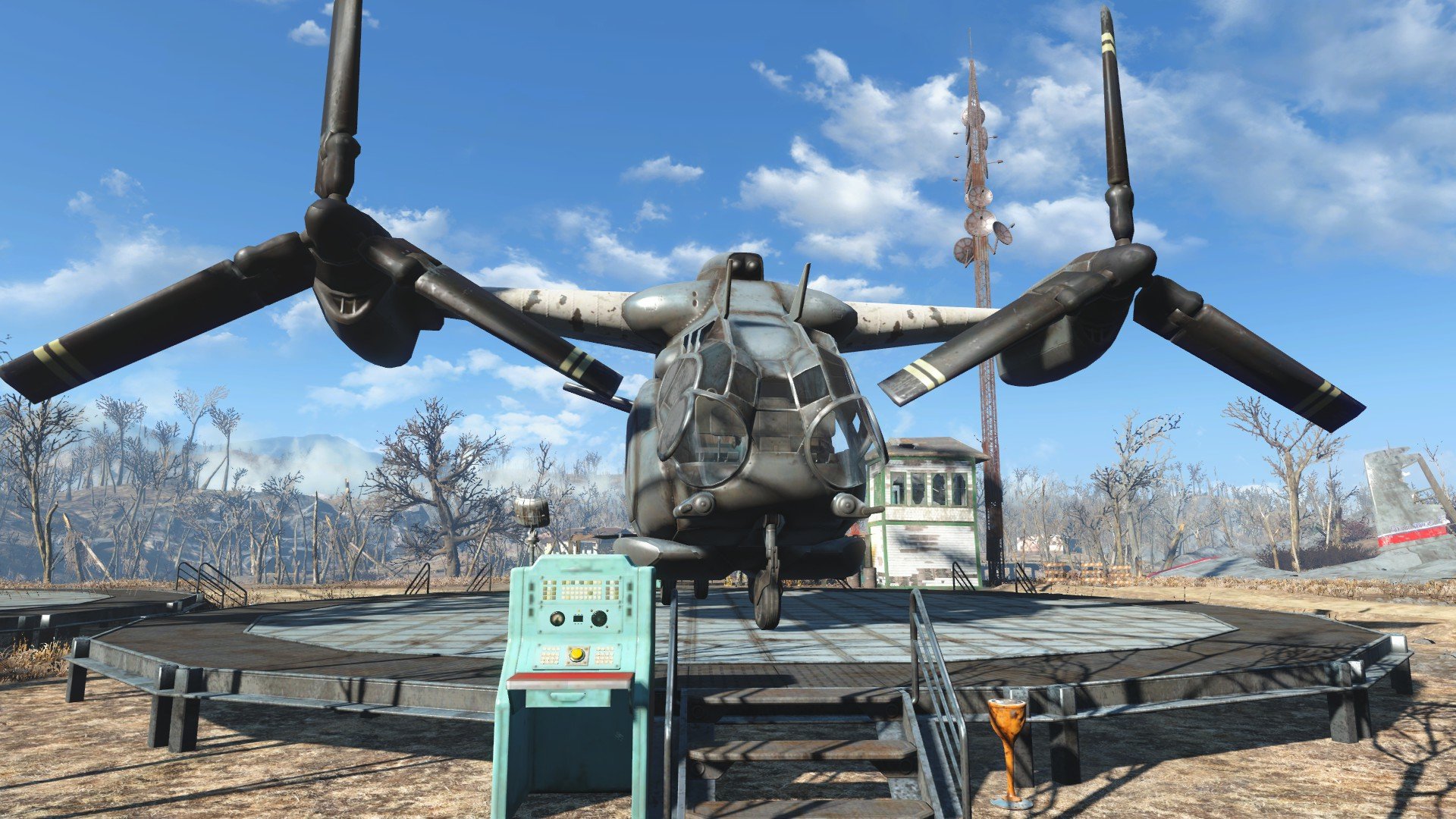 Fallout 4 братство стали не прилетает дирижабль фото 86