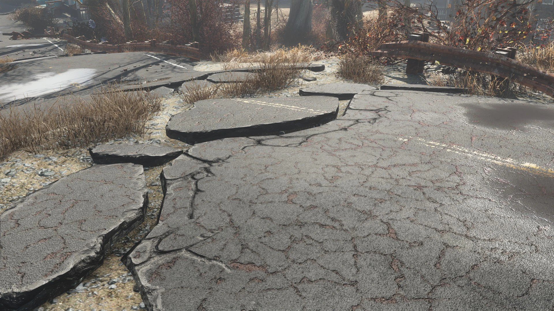 Fallout 4 реалистичные дороги фото 4