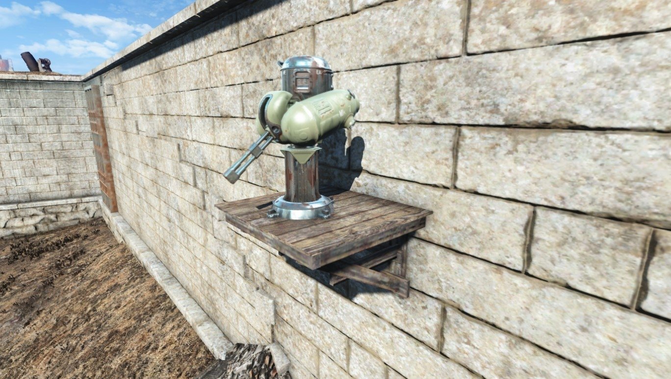 Fallout 4 craftable turret stands фото 1