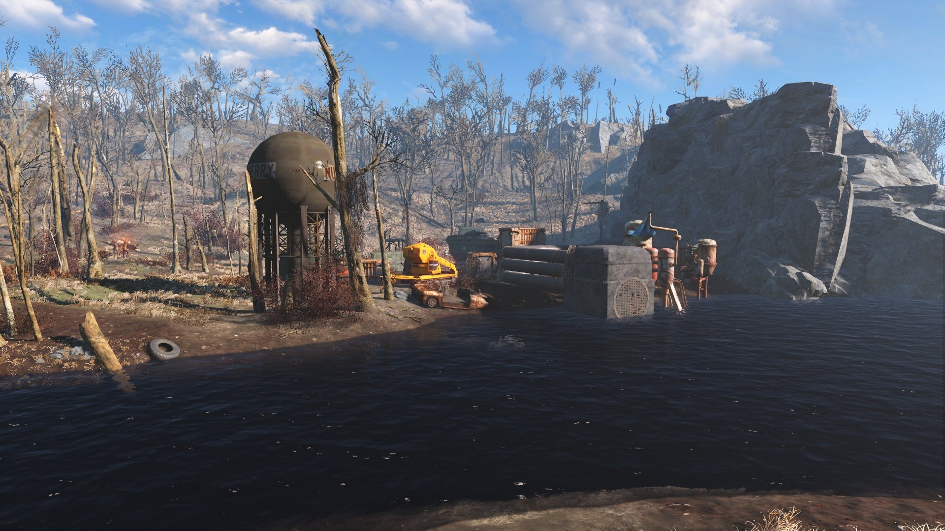 Fallout 4 карьер откачать воду фото 52