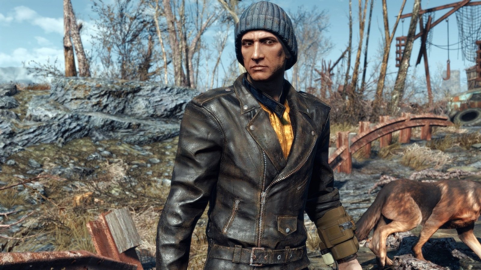 Fallout 4 кожаная куртка пилота фото 9