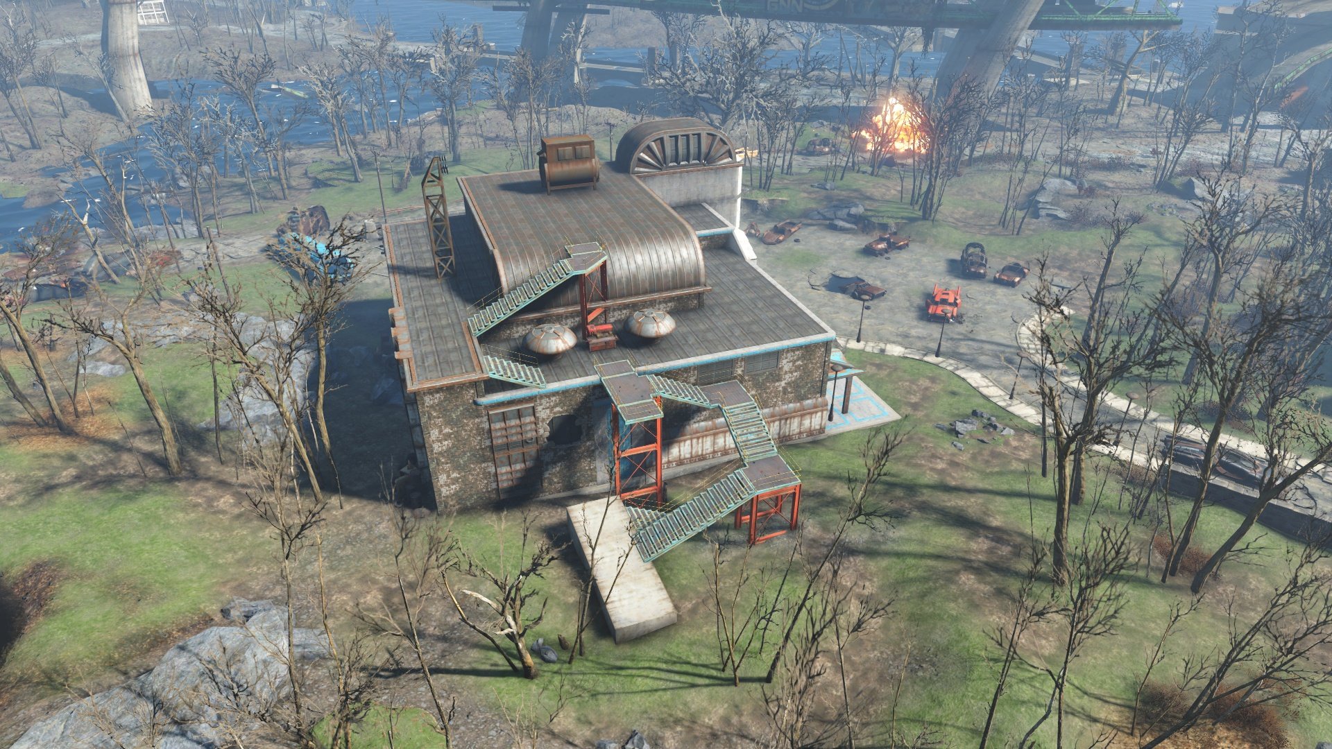 Fallout 4 особняк семьи крупов строить укрепления фото 40