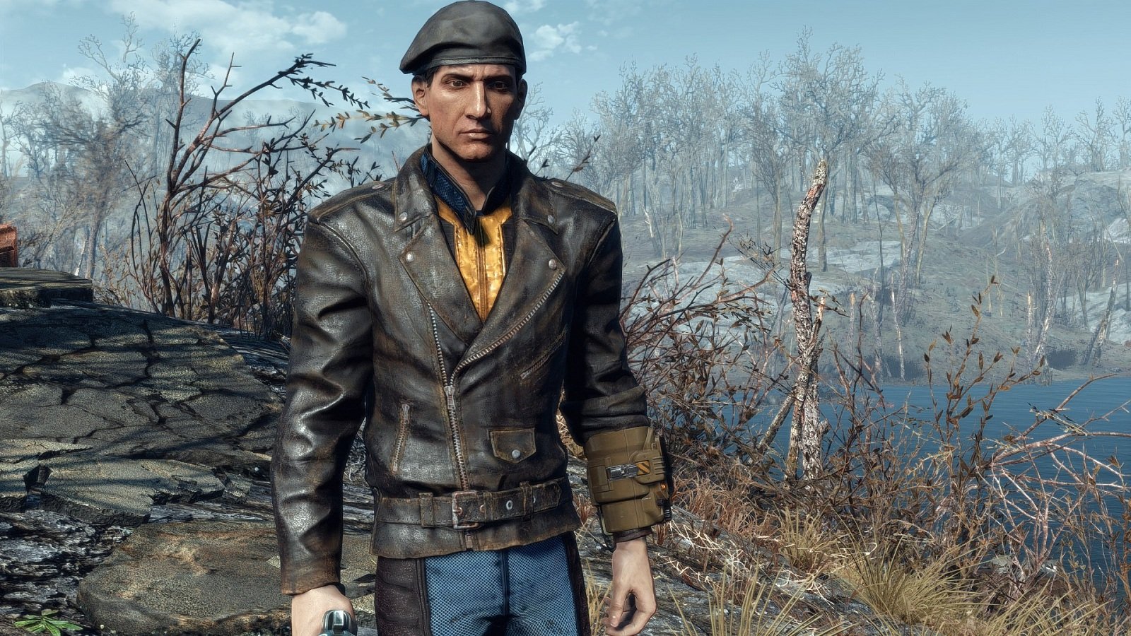 Fallout 4 кожаная куртка пилота фото 11