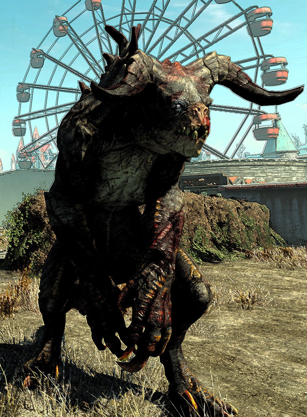 Fallout 4 альфа коготь смерти фото 47