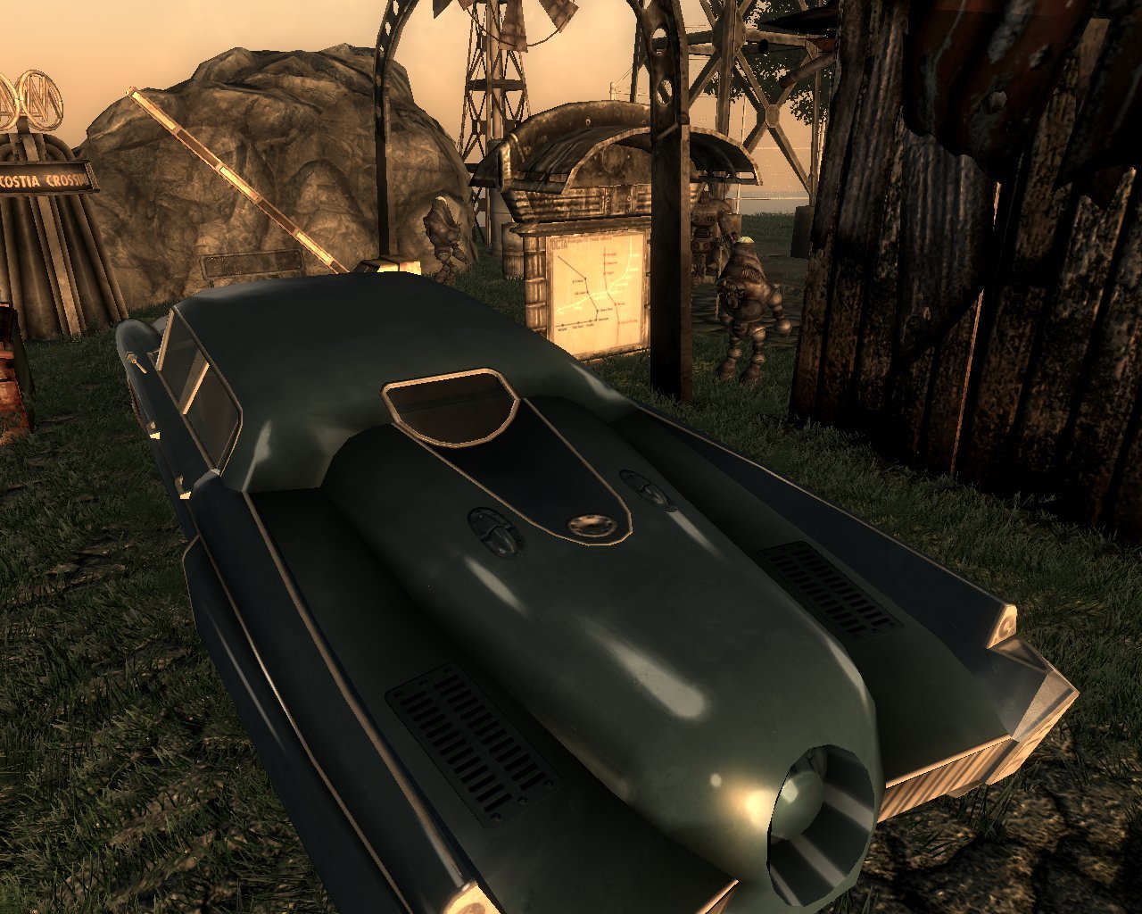 Fallout 4 police car фото 38