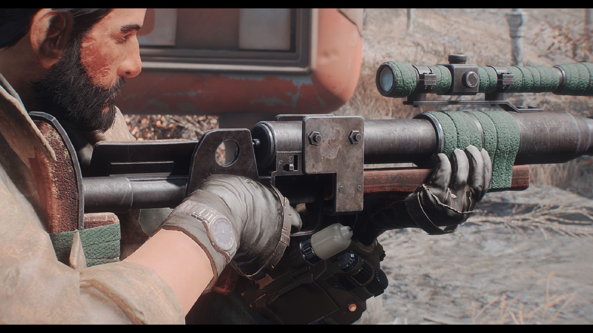 Fallout 4 handmade rifle фото 48