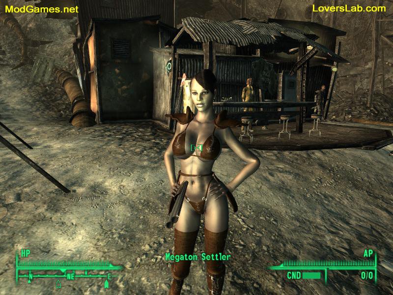 Fallout 4 with mods survival permadeath part 3 - big boobs 