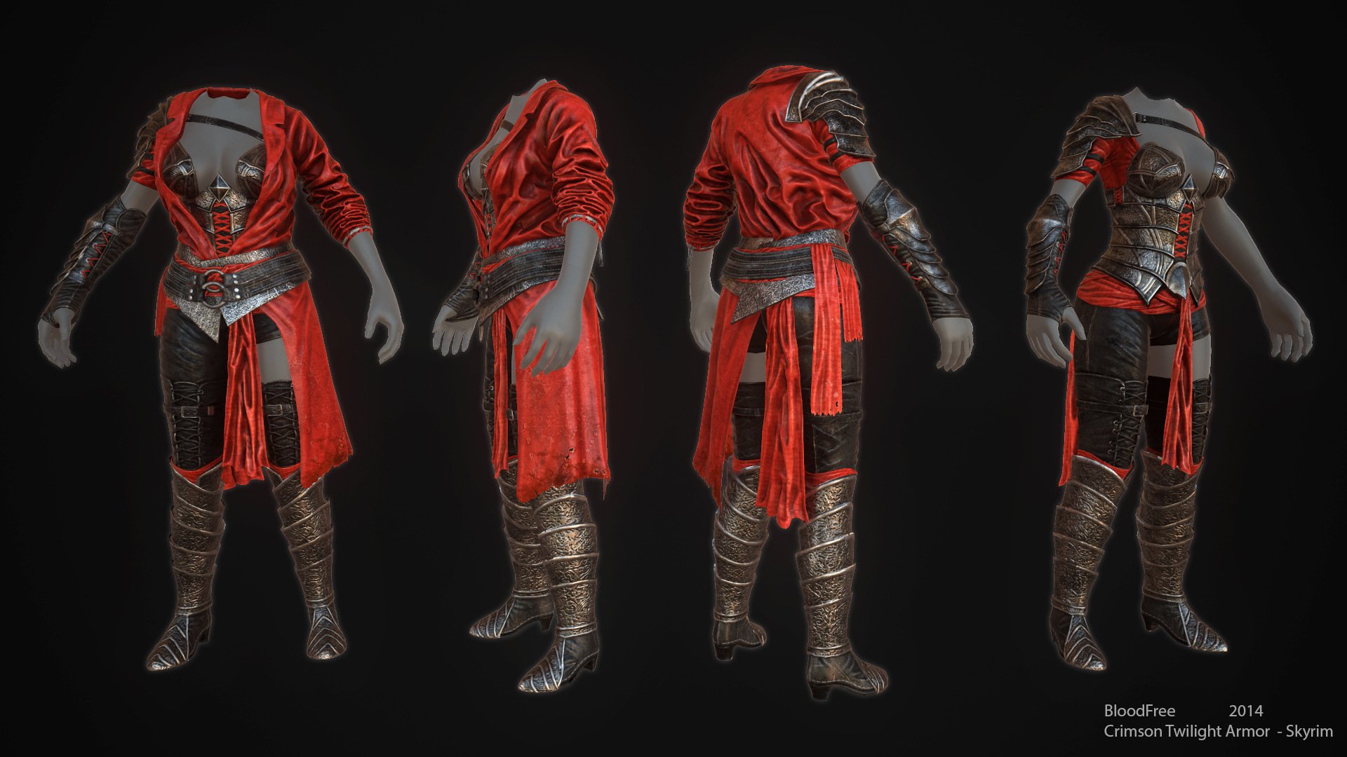Crimson Twilight Armor (доспехи "Багровые сумерки"