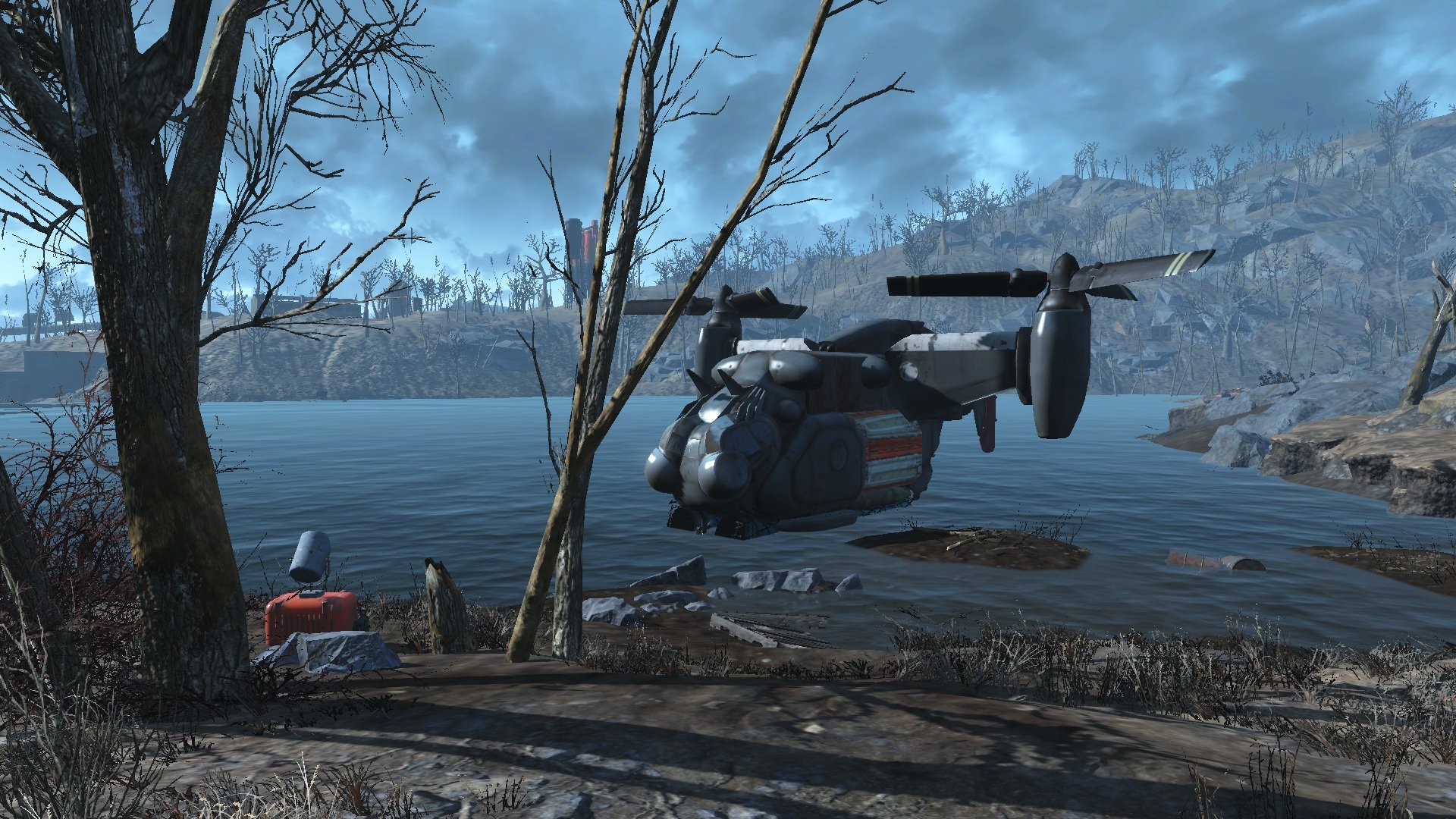 Fallout 4 лодка лебедь фото 52
