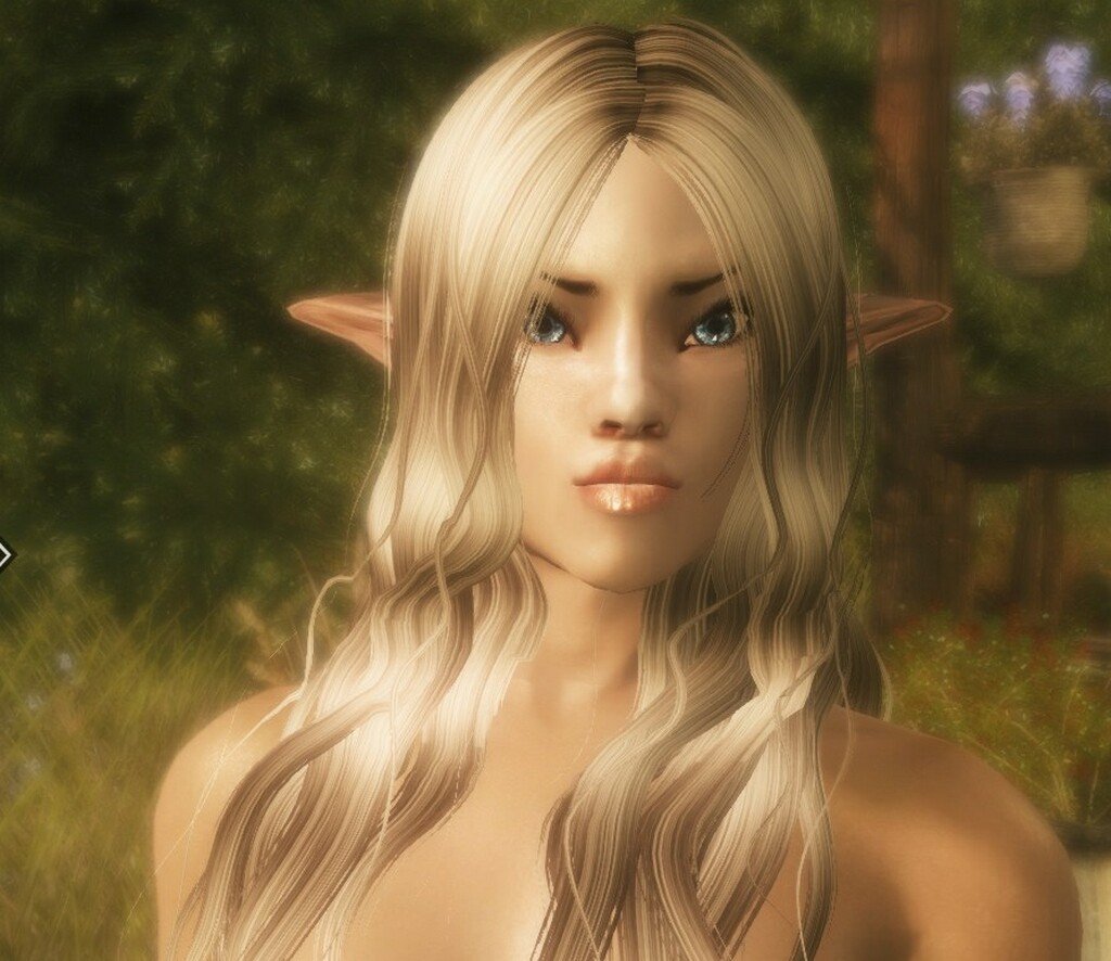 Эльфийские уши в Скайриме! / numenume elf ear миниатюра 2.