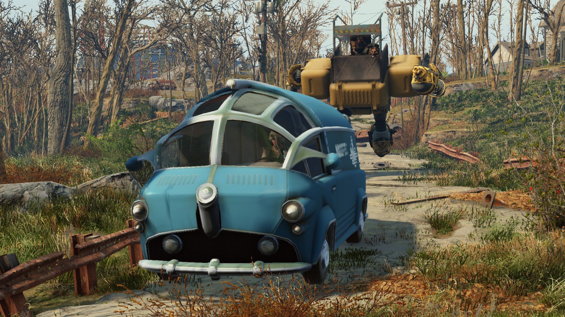 Fallout 4 транспорт на котором можно ездить фото 22