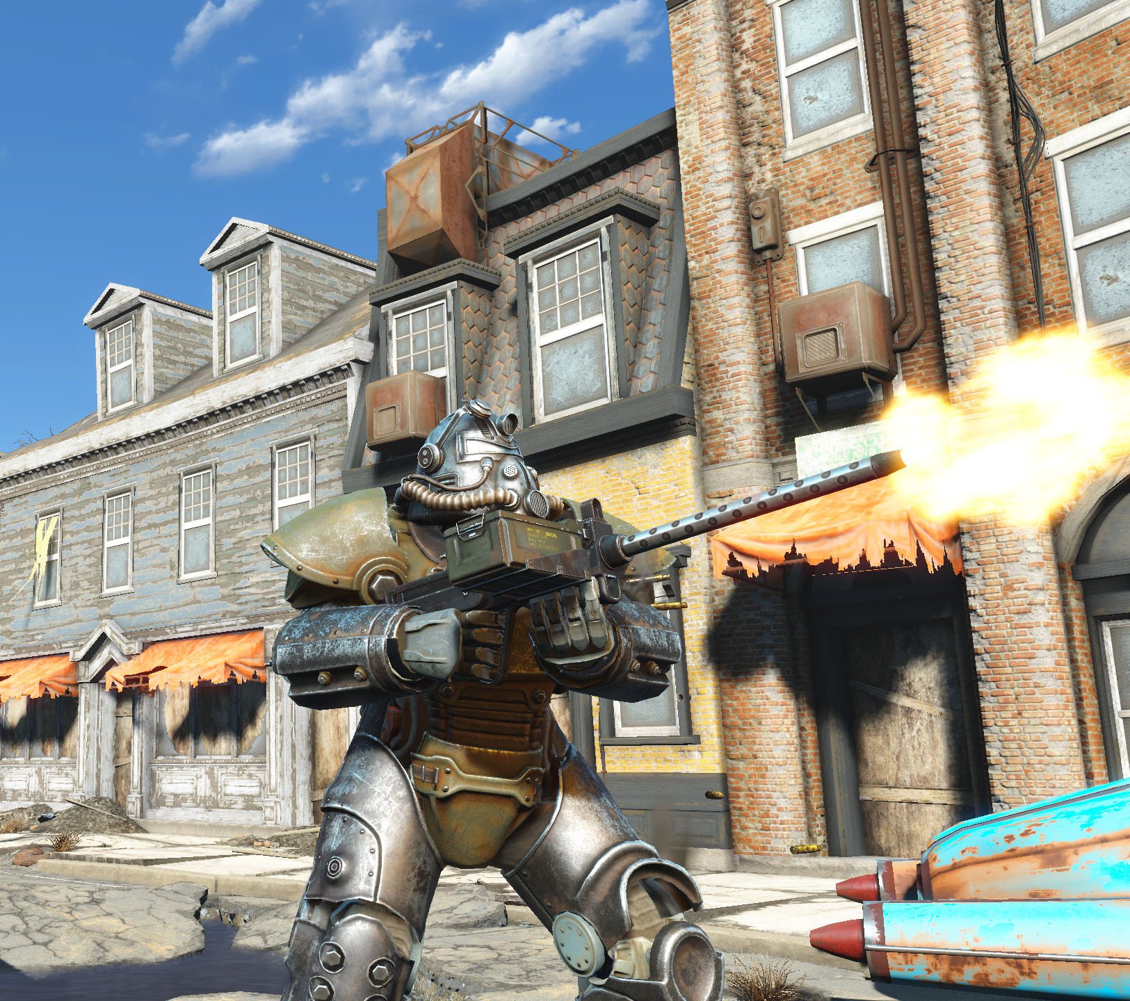 Fallout 4 стационарный пулемет фото 87