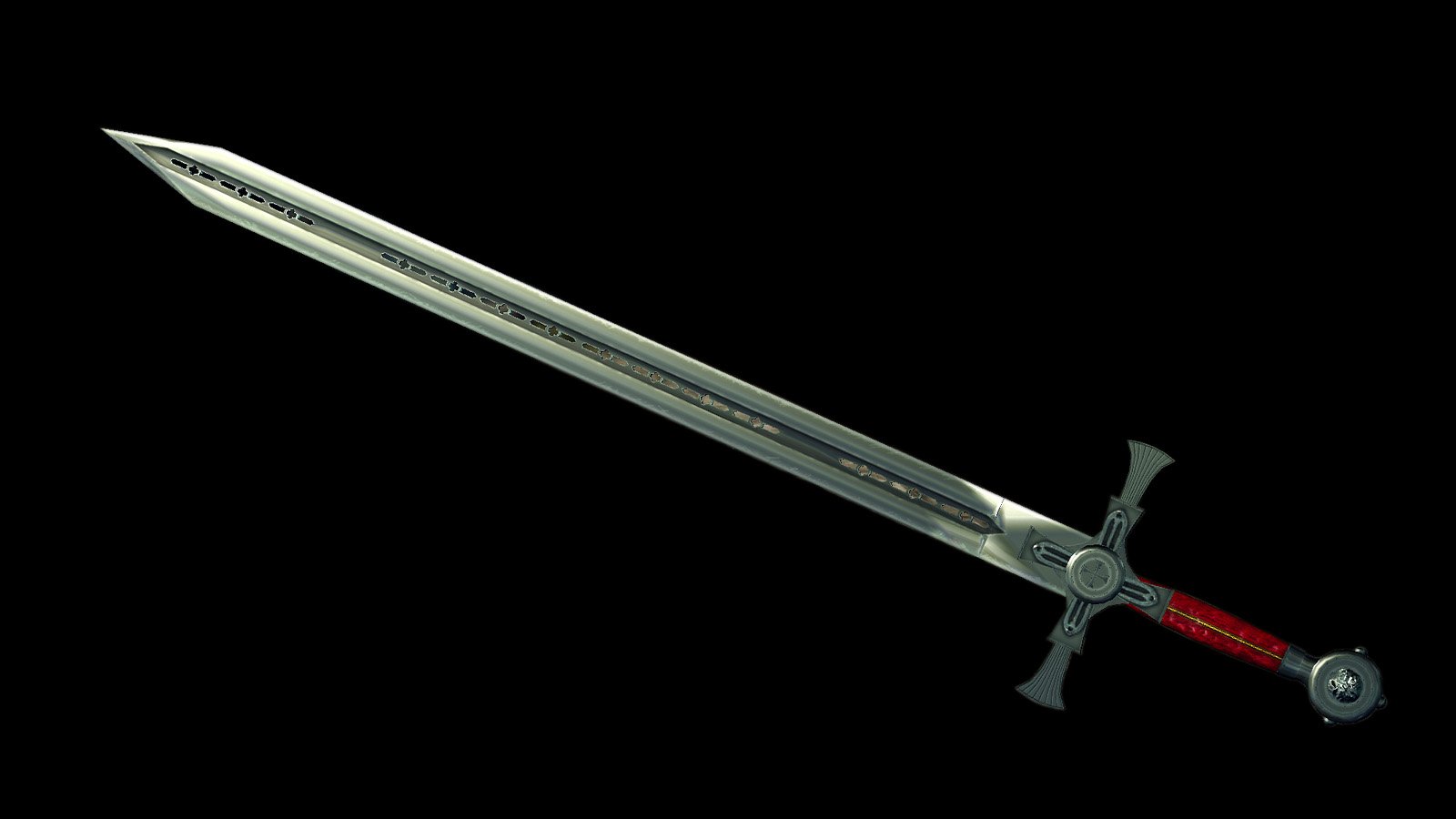 Давно меч. Полутораручный меч тамплиеров. Skyrim меч тамплиера мод. Двуручный меч тамплиеров. Skyrim Рыцарский меч одноручный.